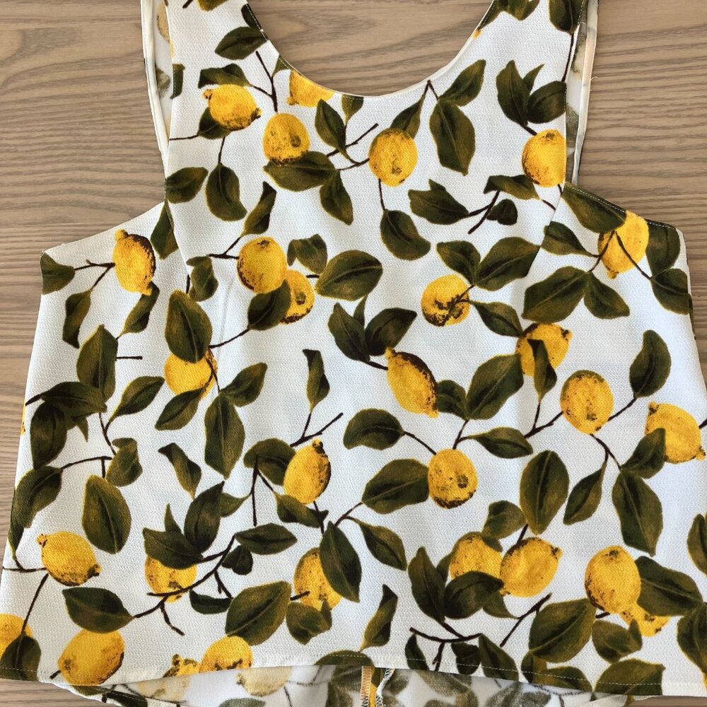 Zara Lemon Sleeveless top